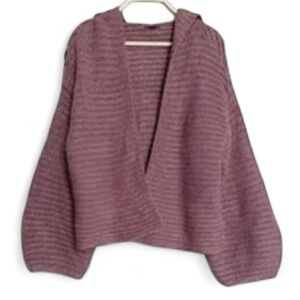 🦋 Wild Fable Oversized Balloon Sleeve Cardigan Sweater Size Small